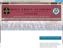 Tablet Screenshot of holycrossweb.com